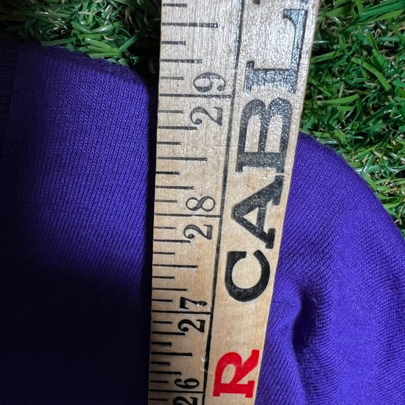 DOM Purple Yin Yang Tie Dye Graphic T-Shirt Mens Large Short Sleeve Cotton Tee - Picture 3 of 5